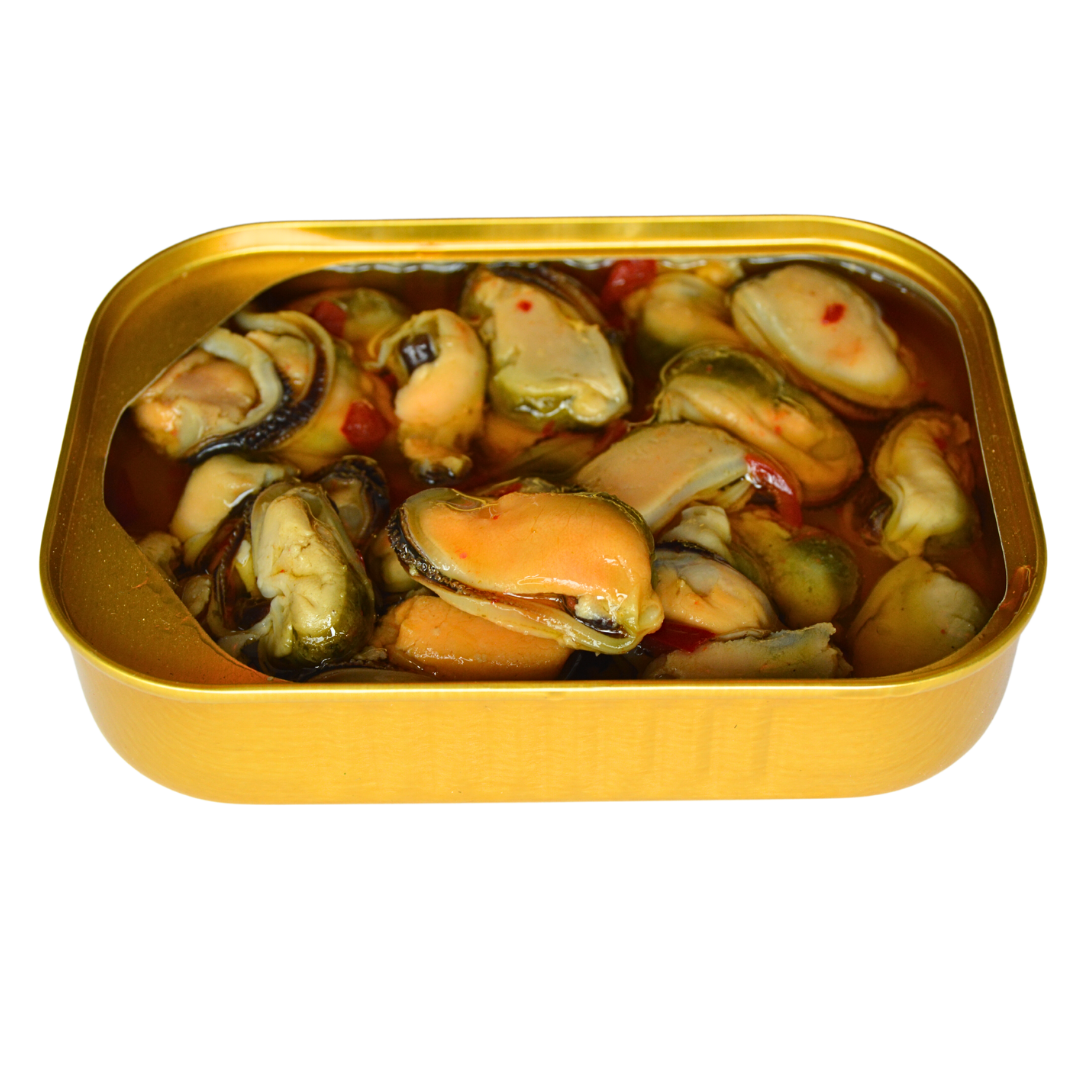 Mere - Wholesale Tinned Fish - Muslinger i olie med chili1