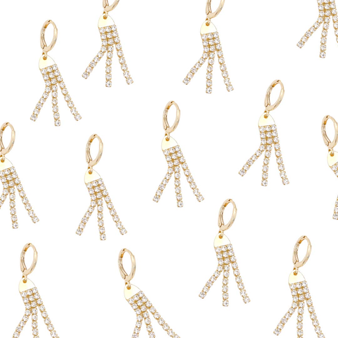 Wrapped. By Sav - Wholesale Dangle Earrings - Sparkle Huggies1