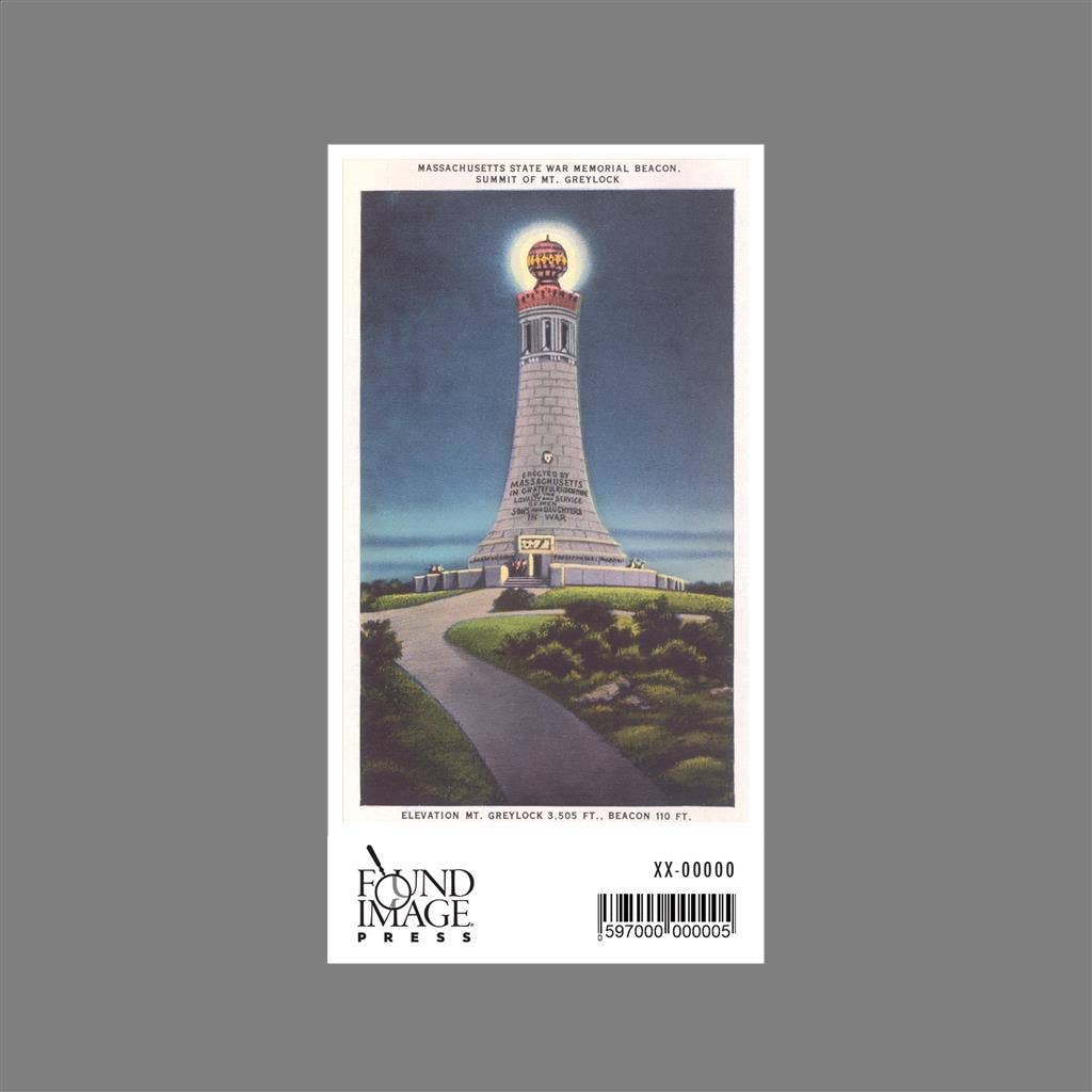 Found Image Press - Wholesale Sticker - Sticker MA-1071 State War Memorial Beacon1