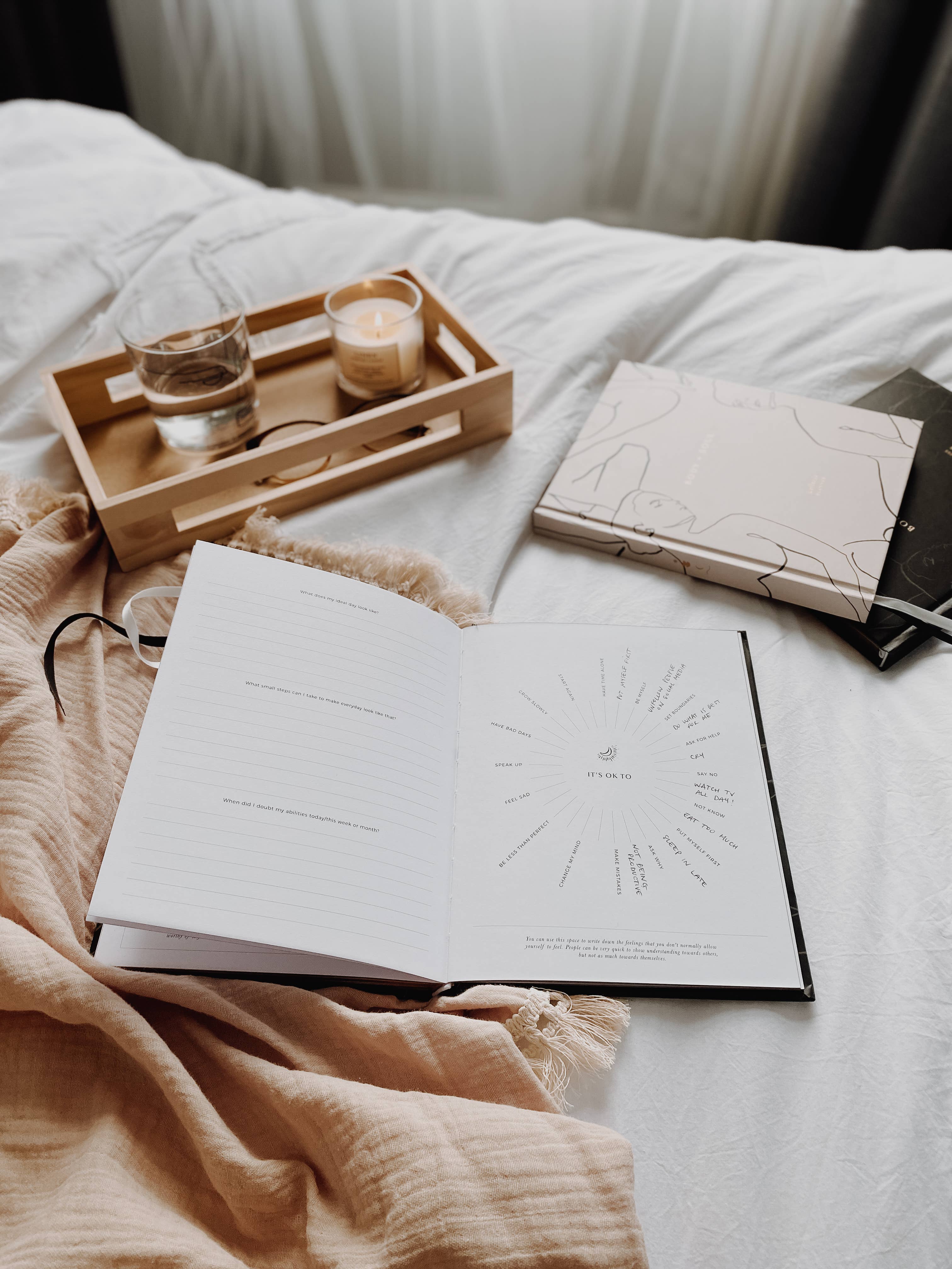 Blush And Gold - Wholesale Journal/Diary - Body + Soul Journal (Solstice) gift for her, undated planner13