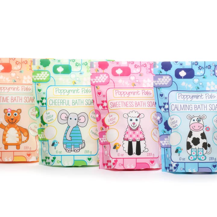 Bath Soaks Variety Pack - 1 of each for wholesale by Poppymint Pals
