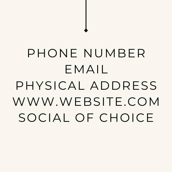 25 Simple Business Cards for wholesale by Juli's Art Cafe