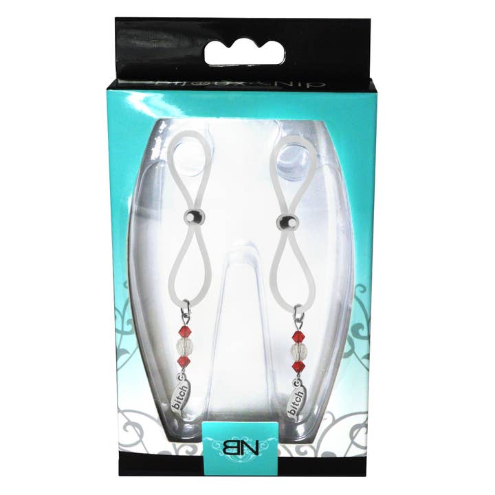 Nipple Halos - Charm cagna - Perline rosse e nere per la vendita all'ingrosso da parte di Bijoux De Nip