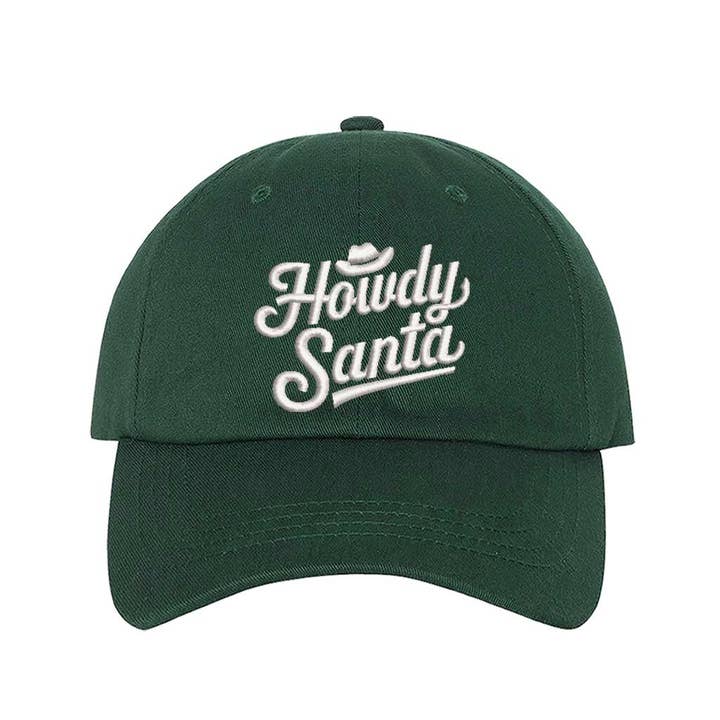 DSY Lifestyle - Wholesale Baseball Cap - Women's - Howdy Santa Cowboy Embroidered Baseball Hat Western Xmas Cap2