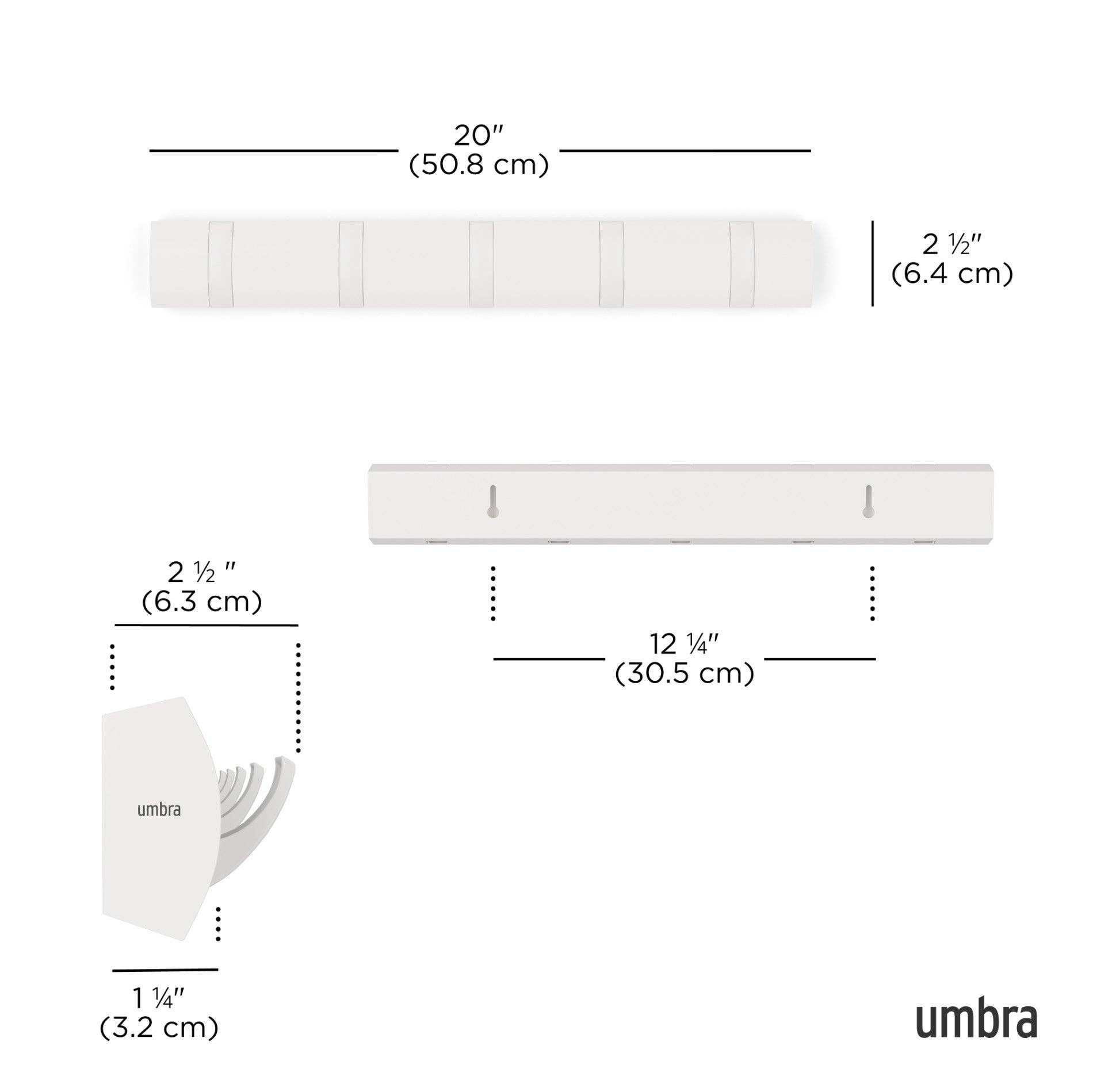 Umbra - Wholesale Wall Hook - Flip 5 Wall Mounted Hook20