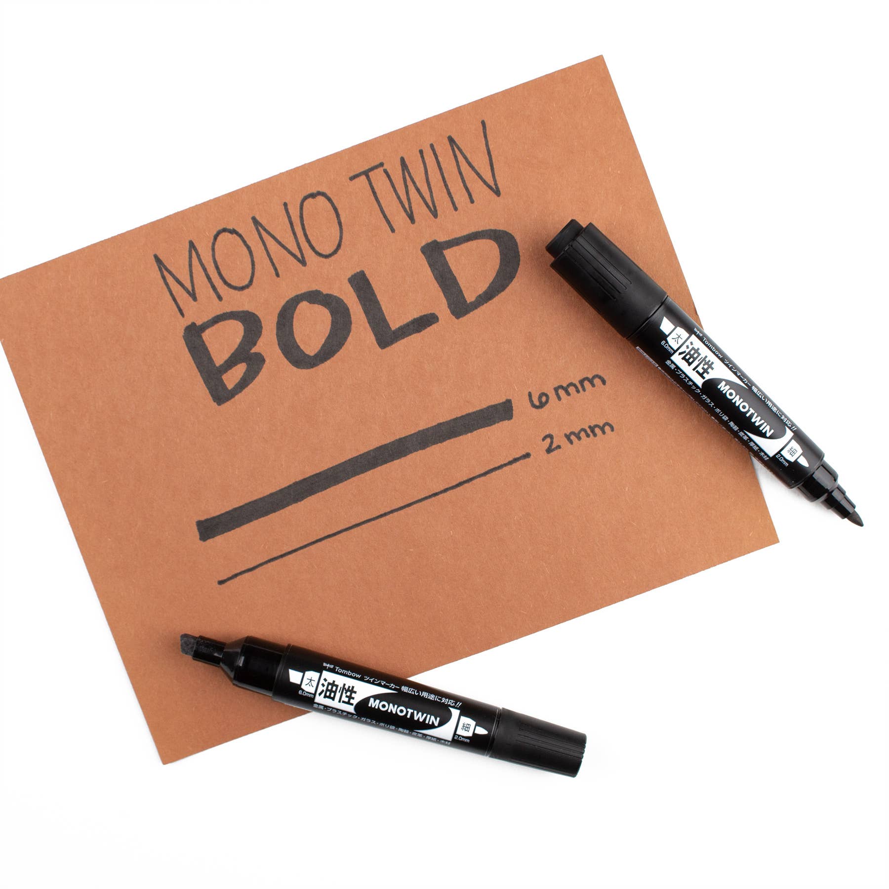 Tombow - Wholesale Marker - MONO Twin Bold, Black3