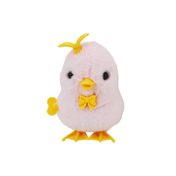 Cap Zone - Wholesale Wind-Up Toy - Kids - Baby Chick Soft Faux Fur Wind-Up Clockwork Toy9