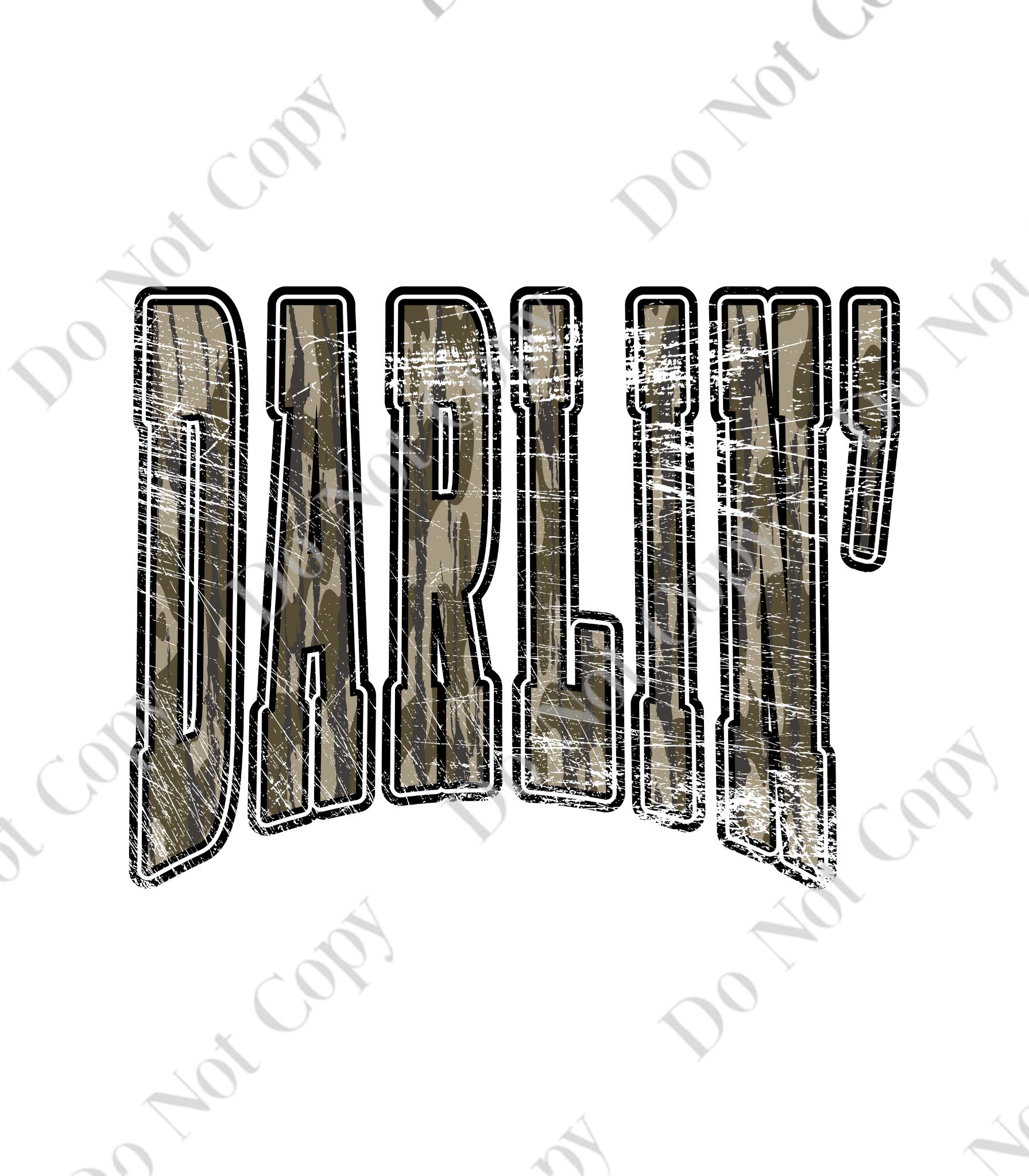 Southern Vogue Wholesale - Vendita all'ingrosso Decalcomania a sublimazione - Trasferimento DTF Darlin (individuale)0