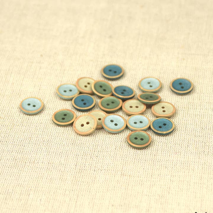 Parelmoer knoop 15 mm voor wholesale door LA DROGUERIE