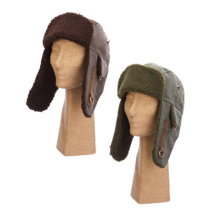 Katoenen Trooper Hoed - Montaine voor wholesale door Dorfman Hat Co