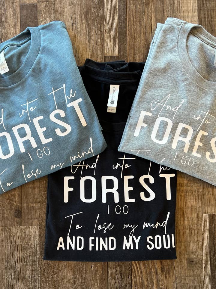 INTO THE FOREST LONG SLEEVE for wholesale by Still North Design Co