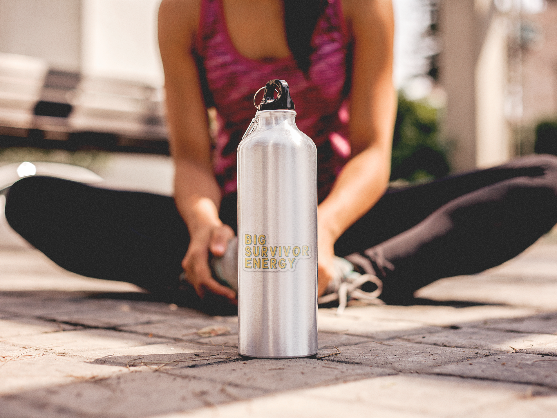 Five Dot Post - Wholesale Sticker - Big Survivor Energy Cancer Support Vinyl Sticker3