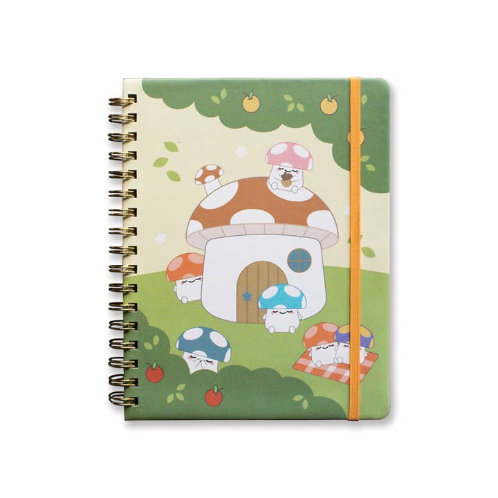 Denik - Wholesale Planner - Smoko Mushroom Garden Hardcover Undated Planner