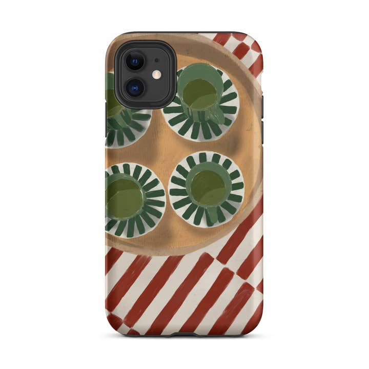 Vänner & Kaffe - Tufft Fodral för iPhone® för wholesale av The Refined Spirit