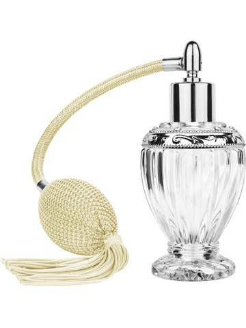 Best Bottles - Wholesale Perfume/Eau de Toilette - Diva Bottle with Tasseled Bulb Sprayer & Jeweled Ring - 46ml1