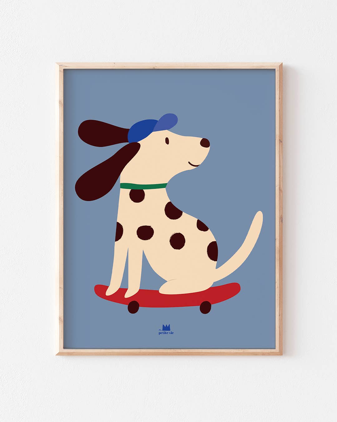Ma Petite Vie - Wholesale Poster - Poster - Dalmatian Skateboard (30 x 40 cm)