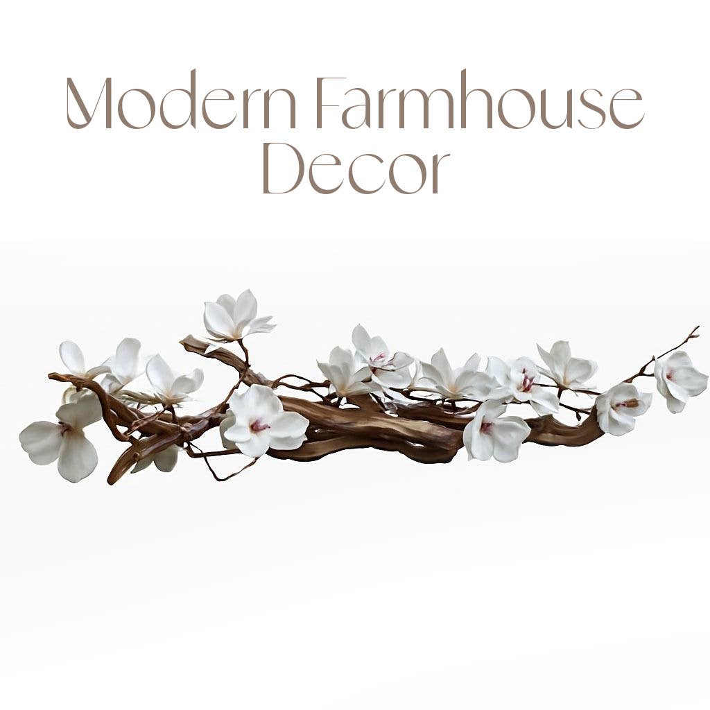 Branch & Wick Company - Wholesale Artificial Flowers - Farmhouse Table Decor for Dining, Coffee Table & Mantle 1