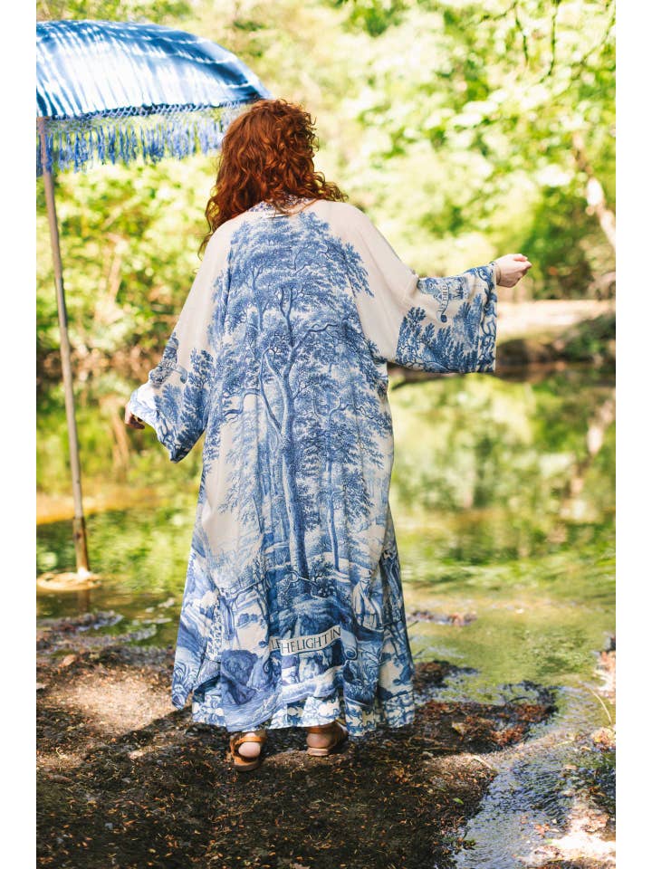 Market of Stars (Worldwide) - Wholesale Kimono - Women's - Let The Light In Opera Duster Kimono Robe w/ Delft