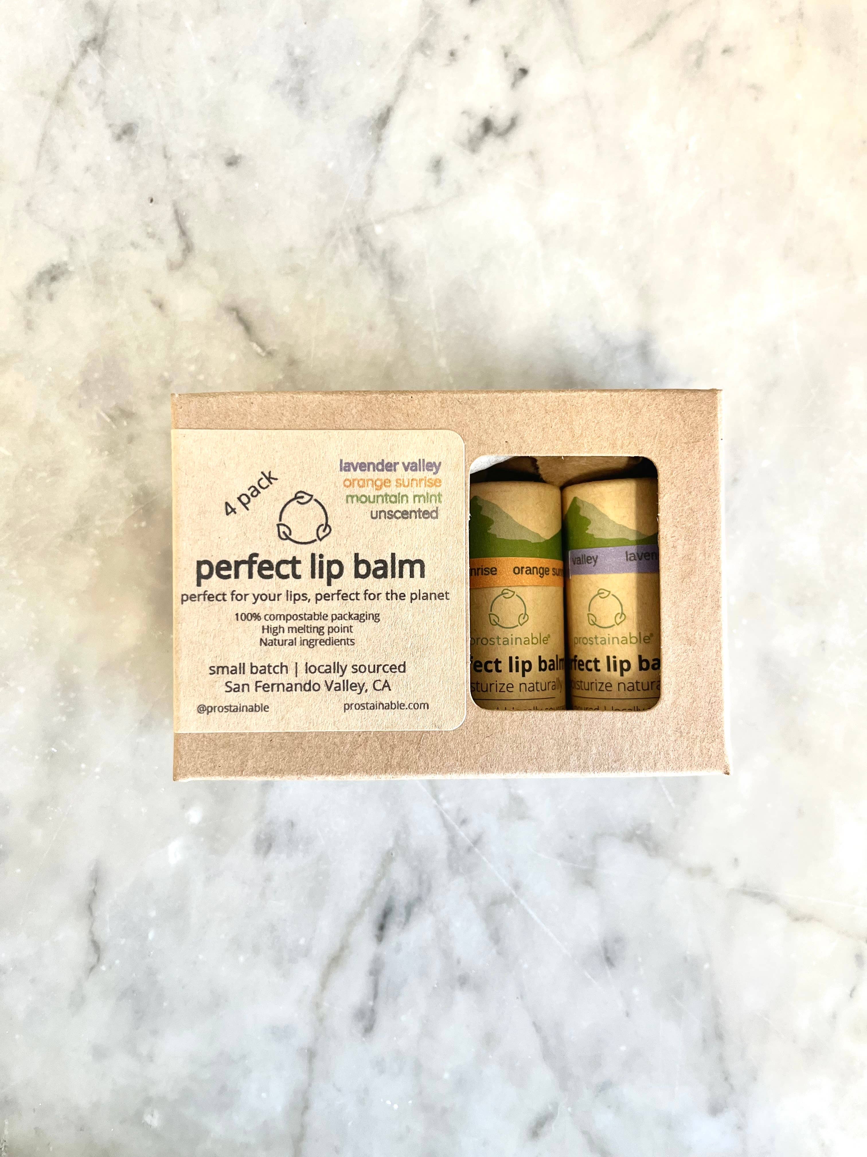 prostainable ® - Wholesale Lip Balm Set - 4 pack - perfect lip balms2