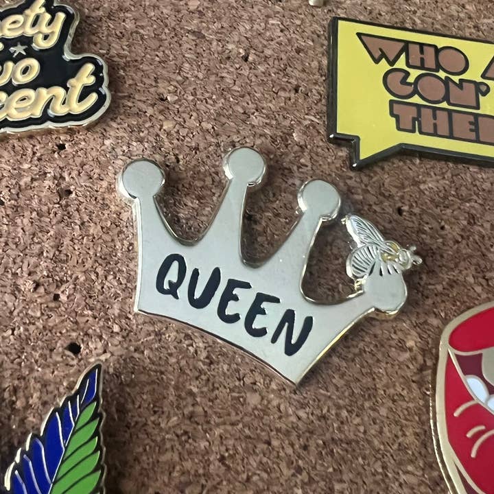 Queen Bee for wholesale by Rebellious Pins