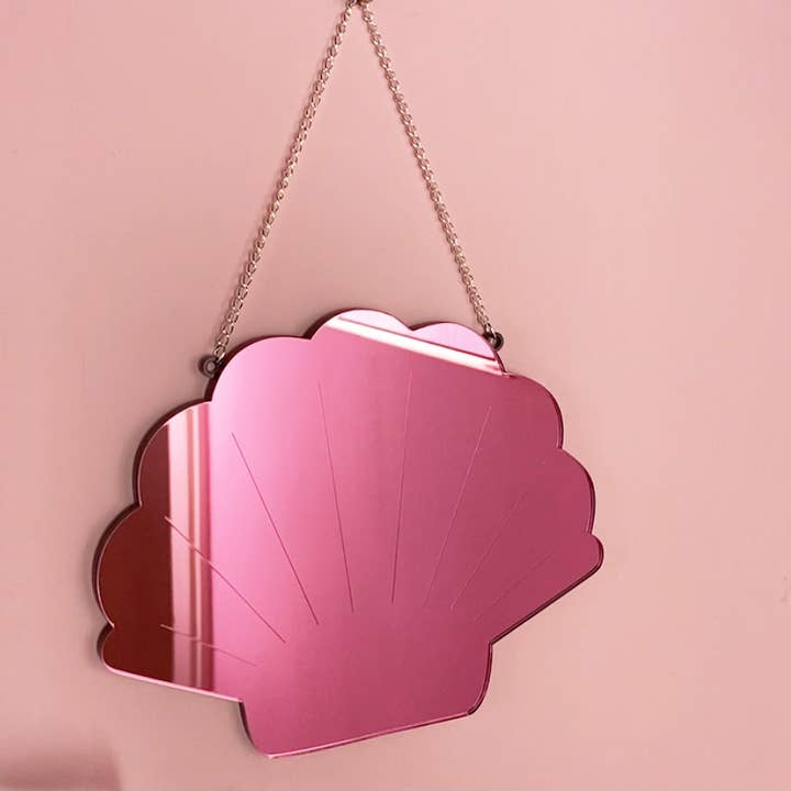 Scallop Wall Mirror for wholesale by DOODLE MOO LTD