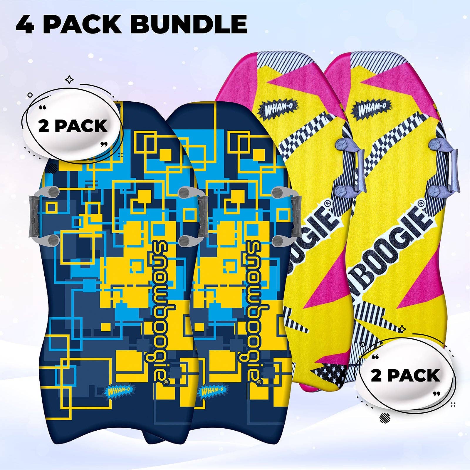 Sixale - Wholesale Sporting Accessories - Wham-O Snowboogie Air Thunder 40" Single Rider Snow Sled (Square)12