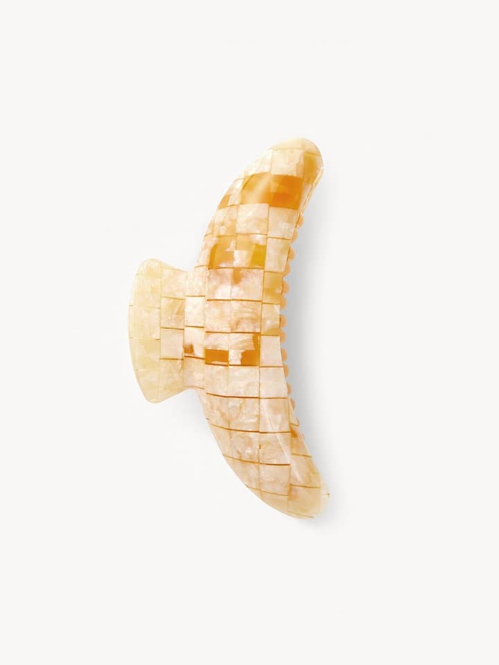 Jumbo Heirloom Claw in Sea Shell Checker for wholesale by MACHETE