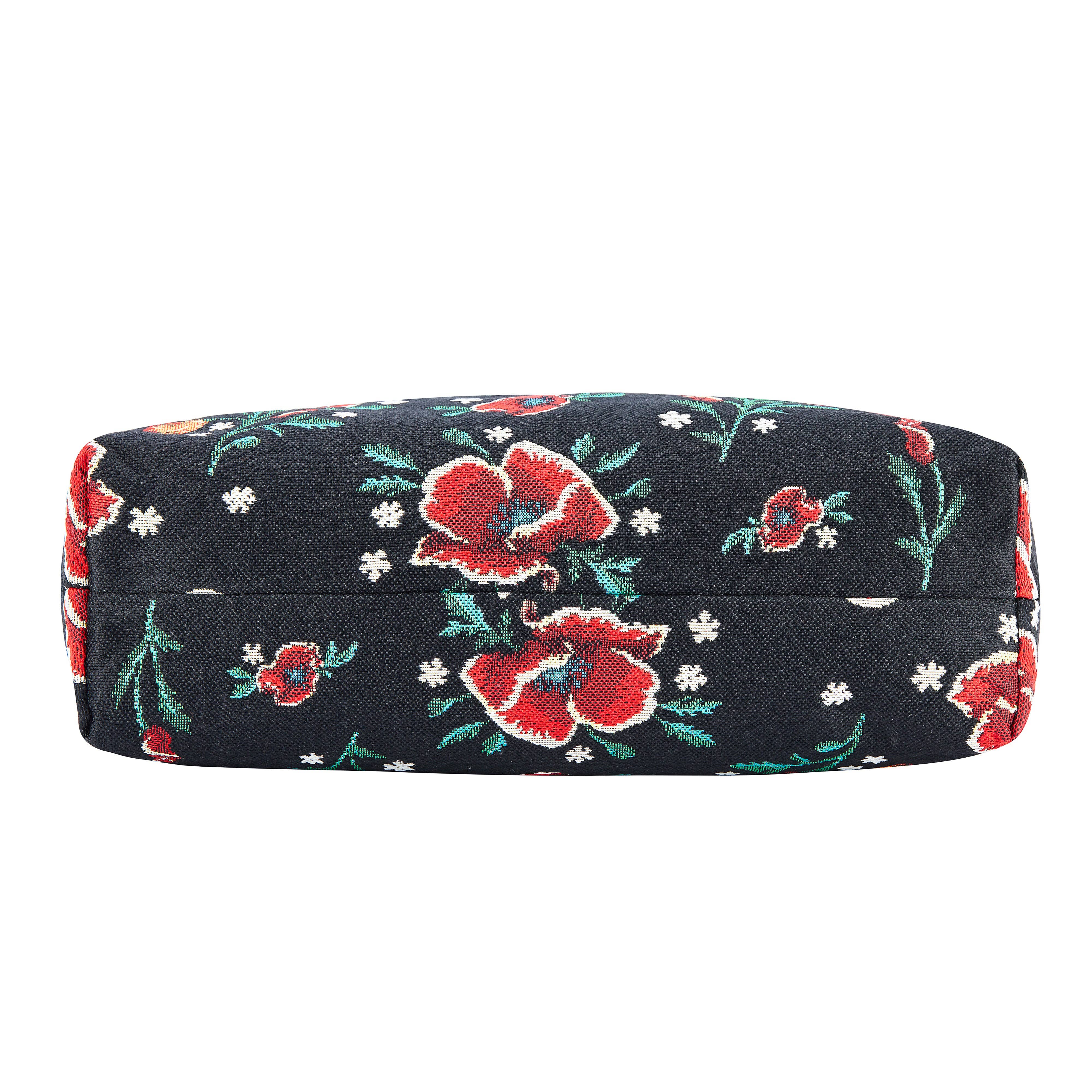 SignareArt - Wholesale Shoulder Bag - Women's - SLOU-FKPOP | Slouch Bag - Frida Kahlo Poppy Black3