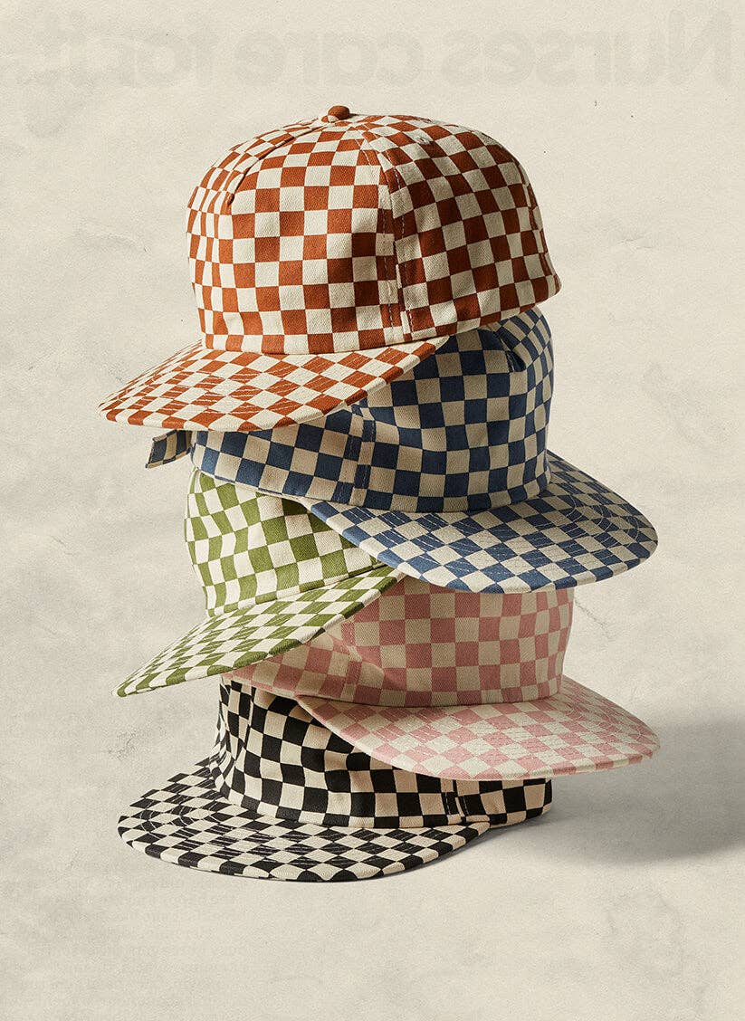 Weld Mfg. - Wholesale Flat Brim Cap - Unisex - Checkerboard Field Trip Hat™5