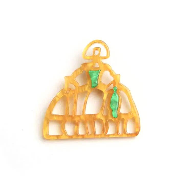 Miss Minna - Wholesale Brooch - Art Lady Brooch 🎨💃3