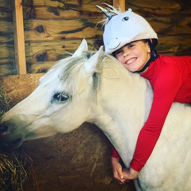 Happy Headbangers Club - Venta al por mayor Equipamiento de equitación - Unicornio - Blanco4