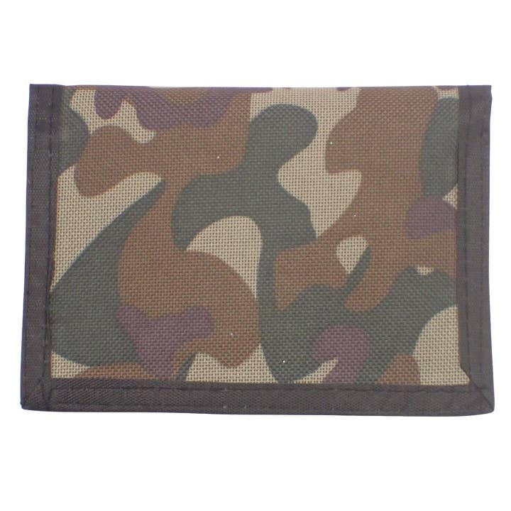 Topkids Accessories - Vendita all'ingrosso Portafogli - Uomo - Portafoglio Camo a tre ante in velcro per uomo e ragazzo, porta carte di credito, portafoglio da viaggio, portafoglio per carte portafoglio da uomo, portafogli da uomo, portafogli per uomo, portafoglio per carte da uomo, regali da uomo