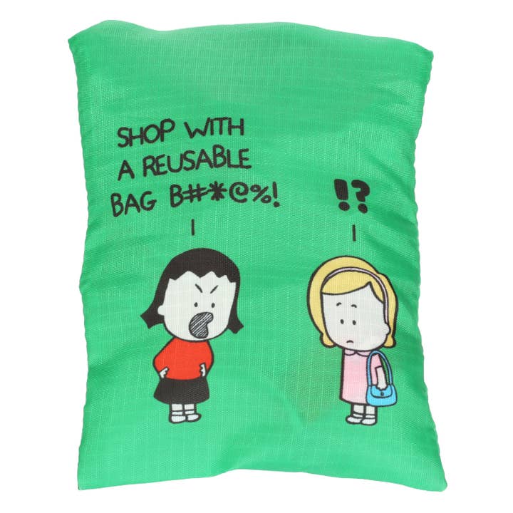 Angry Little Girls - Wholesale Grocery/Shopping Bag - Shop with a Reusable Bag! Extra Large Shopper Bag2