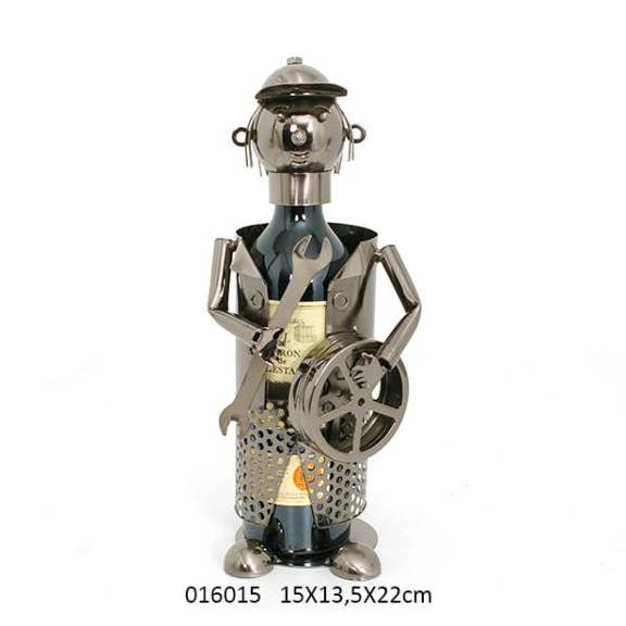 Mecano 'Wine' Bottle Cover 15 X 13.5 X 22 cm for wholesale by Faye