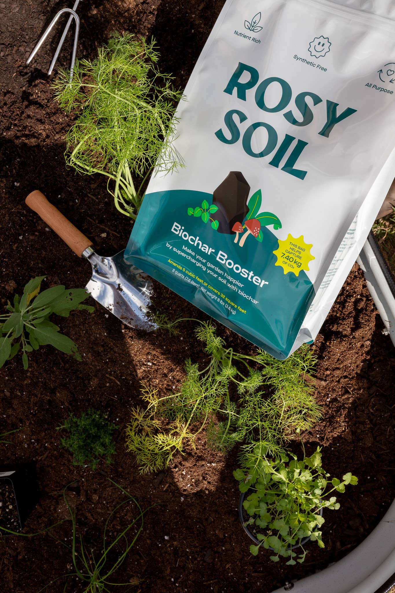 Rosy Soil - Wholesale Planting/Potting Soil - 8qt Biochar Booster1