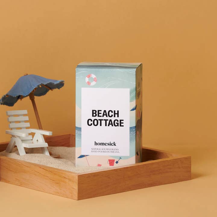 Homesick Candles - Wholesale Jar/Filled Candle - Beach Cottage Candle