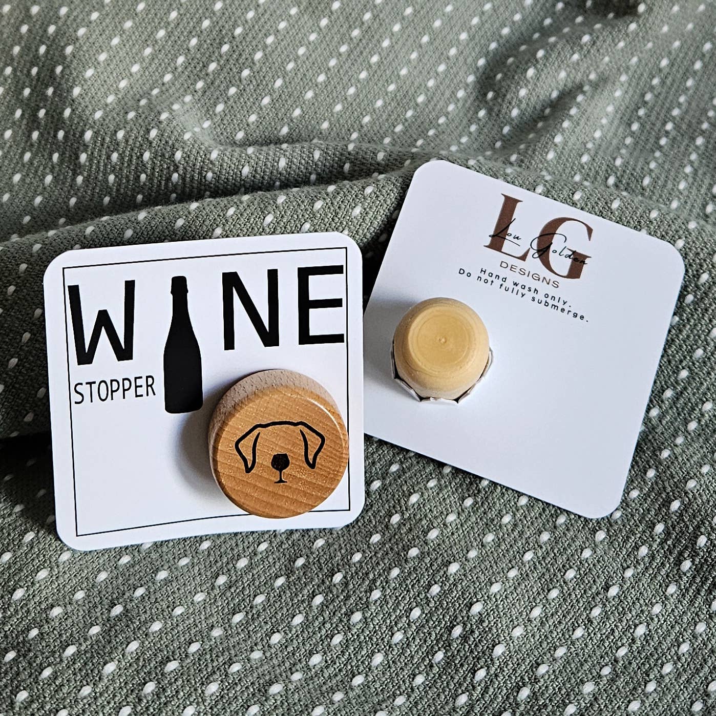 Lou Golden Designs - Wholesale Wine Stopper - Paws & Pour Wine Stopper1
