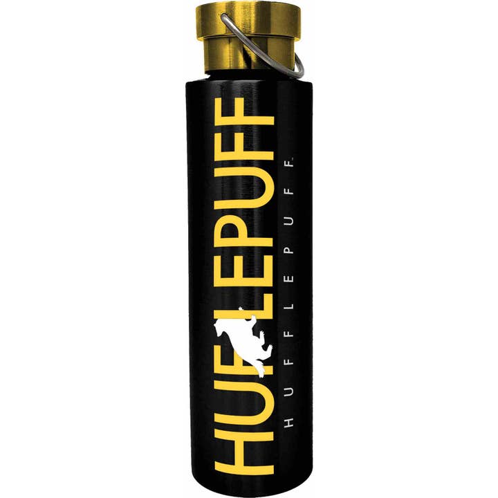 Spoontiques, Inc - Wholesale Water Bottle - Hufflepuff Stainless Bottle