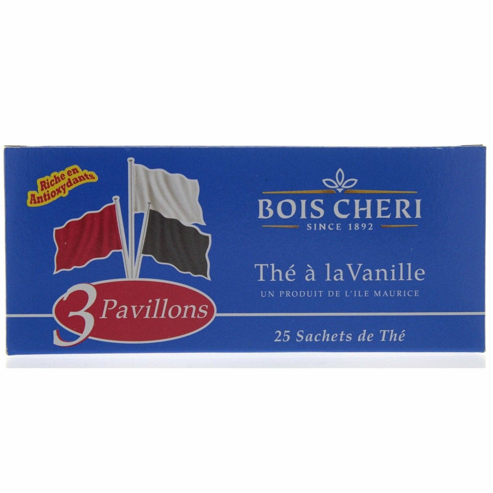Taste of Paradise - Wholesale Tea Bags - Bois Cheri black tea with vanilla flavor - Trois Pavillons (50g - 25 bags)1