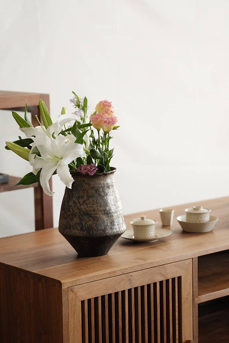 Gohobi （We cover U.S. import duties） - Wholesale Vase - Gohobi Japanese-style wabi sabi handmade large vase 00311