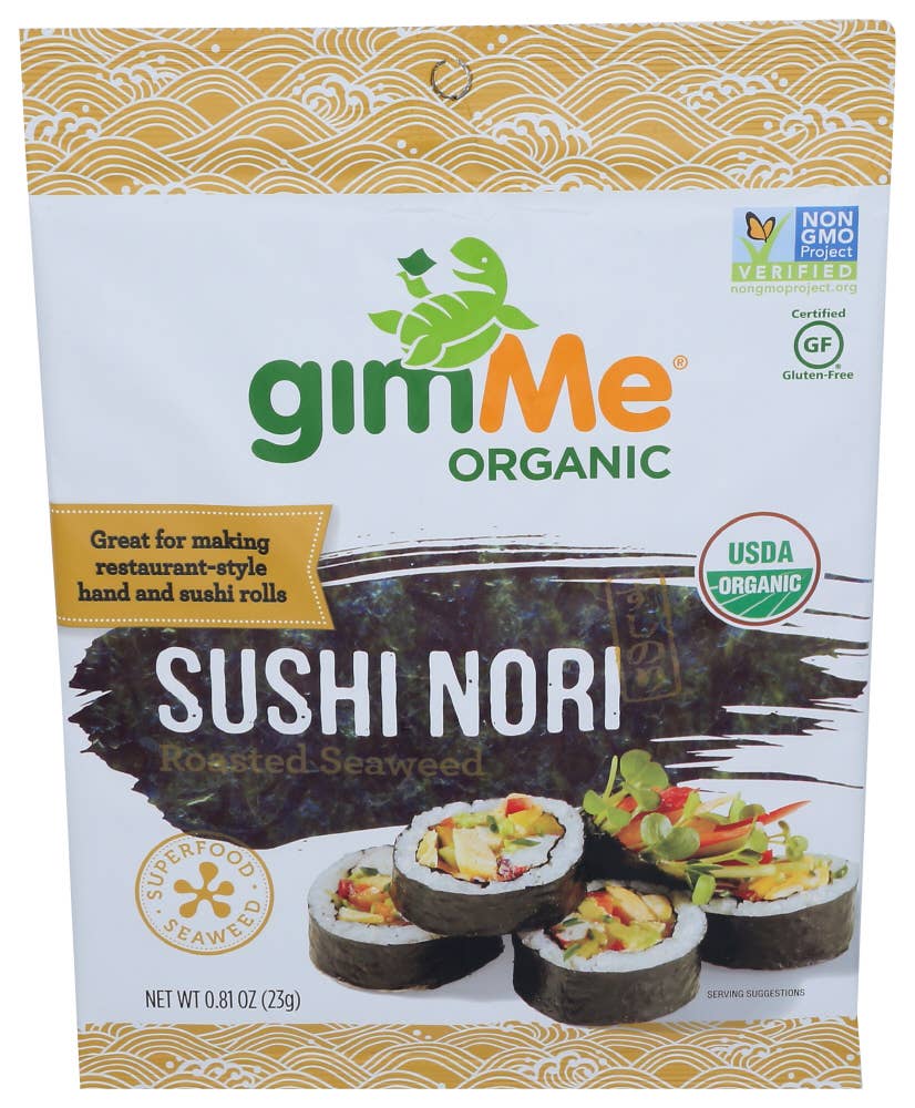 KeHE Distributors, LLC - Wholesale Crackers - Gimme Seaweed Roasted Nori Organic 0.81 oz