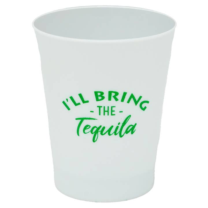 Funky Junque - Wholesale Shot glass - Plastic Party Shot Glass - Tequila (Green)