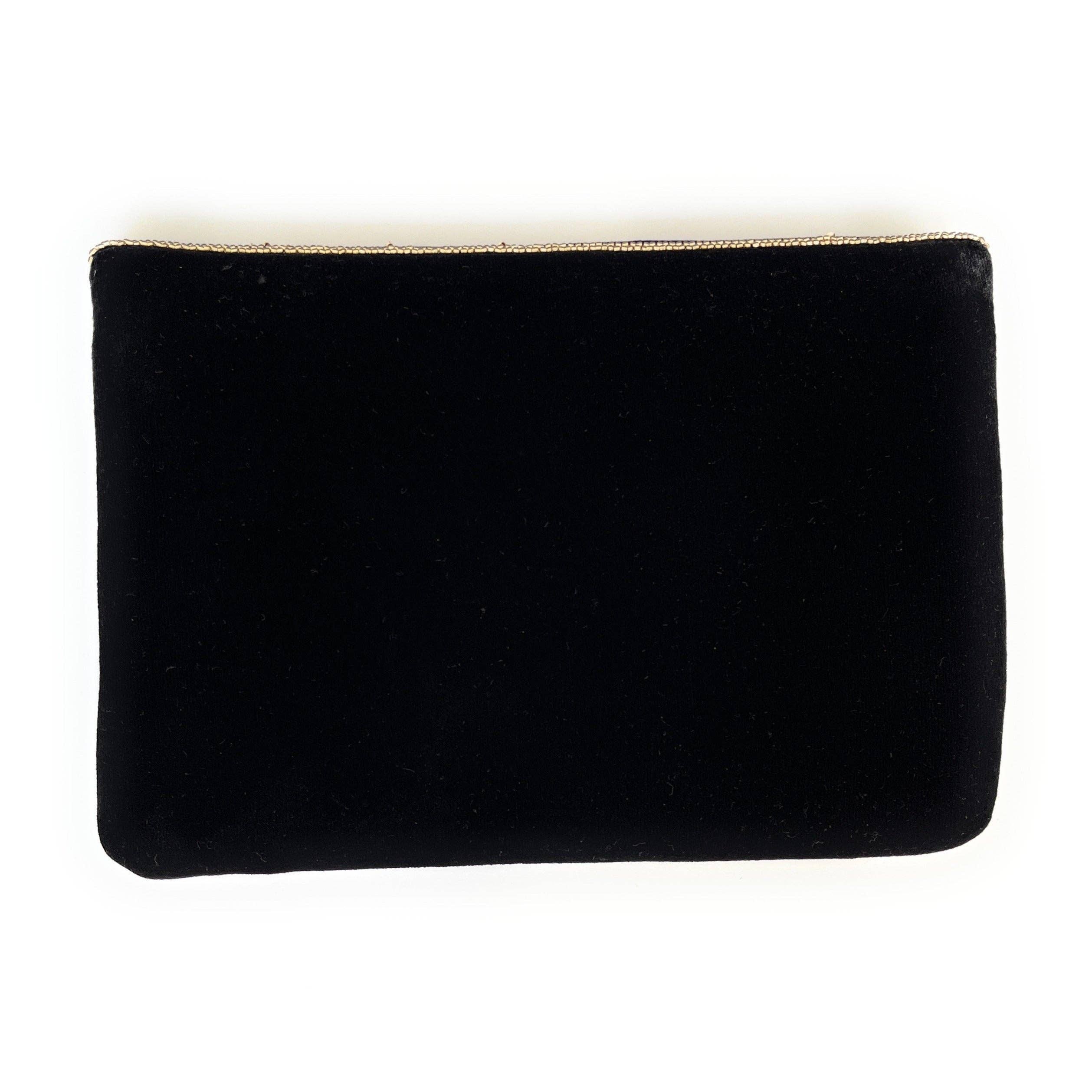 Twine and Love – wholesale Clutch bag – women's – Starlight Velvet Beaded Clutch Purse8