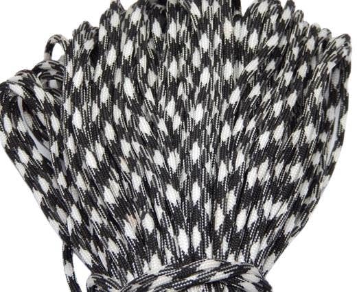 Sun Enterprises B.V. - Wholesale Craft Supplies - Paracords 4mm No. 1 Black and White 20 mts0
