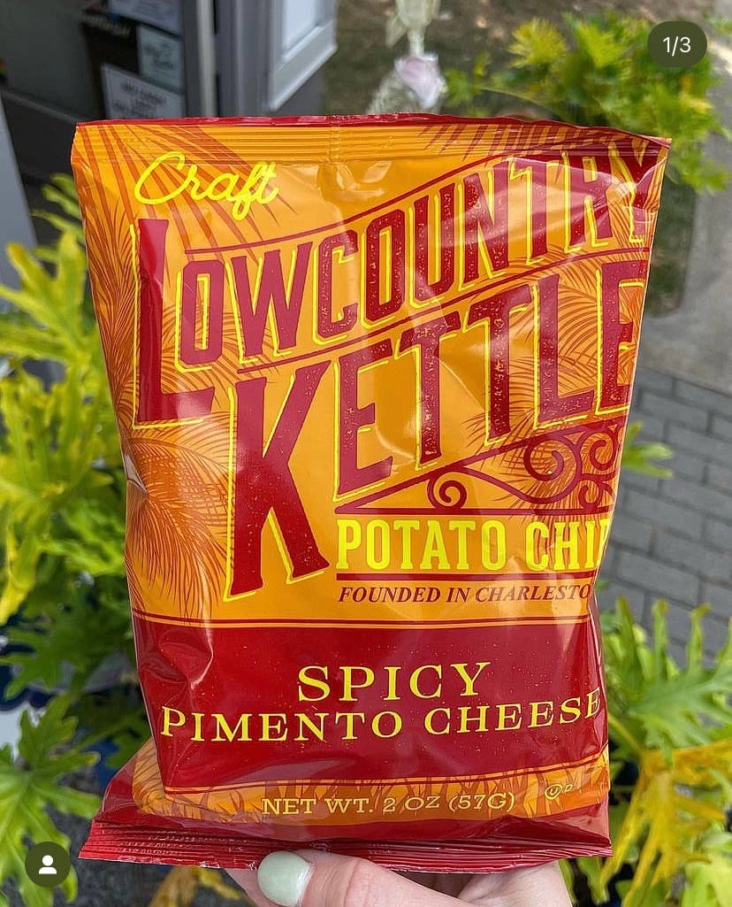 Lowcountry Kettle - Vendita all'ingrosso Patatine - Patatine al formaggio piccante Pimento - 24 sacchetti3