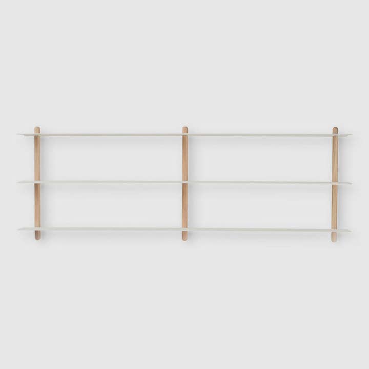 NIVO Shelf Small D - light oak/white for wholesale by Studio Nordhaven