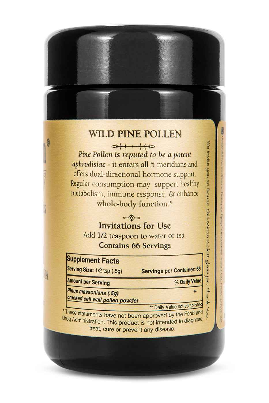 Sun Potion - Wholesale Protein/Superfood Powder - Mason Pine Pollen (Wildcrafted)5