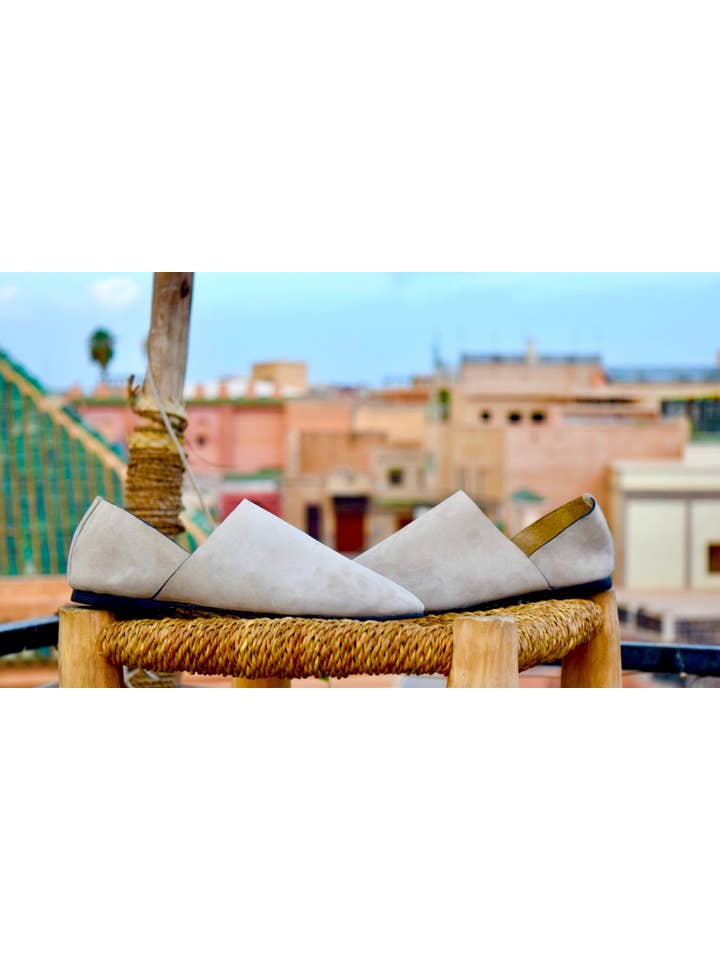 Mikwi – Sapatos rasos/mocassins - Mulher por atacado – Mulas de couro camurça para mulher, mochim de couro artesanal 1