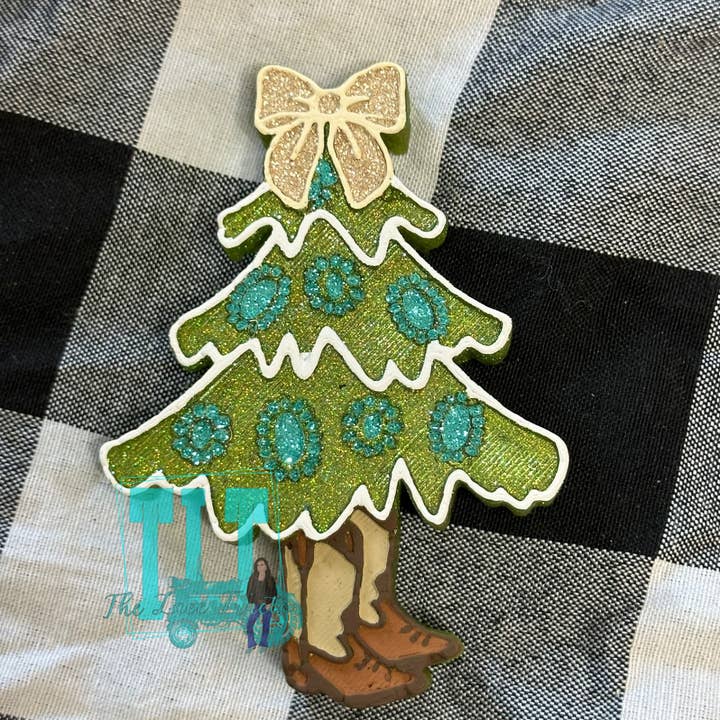 The Lace Tractor - Wholesale Car Freshener - Women's - Cowboy Christmas Tree