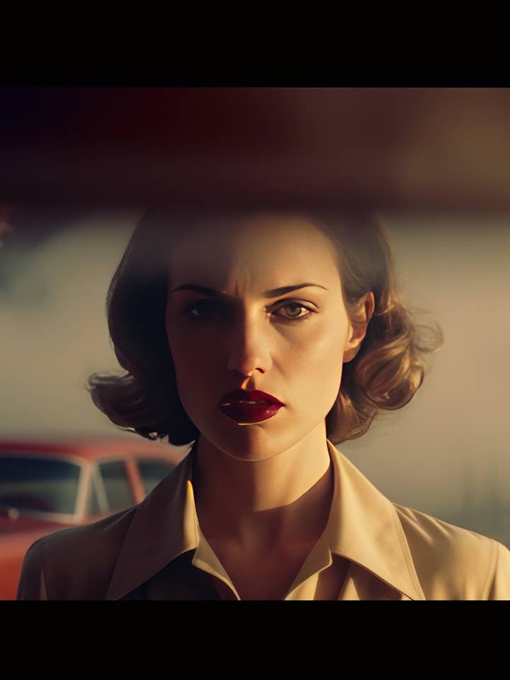 Affiche - Lost Roads to Hollywood 10 (12x16 in) - Hartman Ai pour la vente par Kubbick